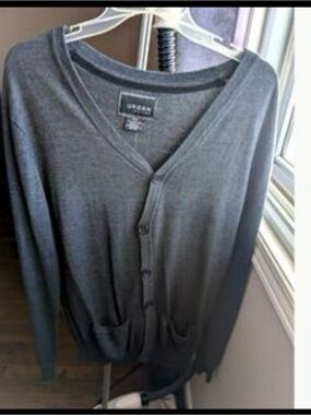 Urban Heritage Gray Knit Cardigan